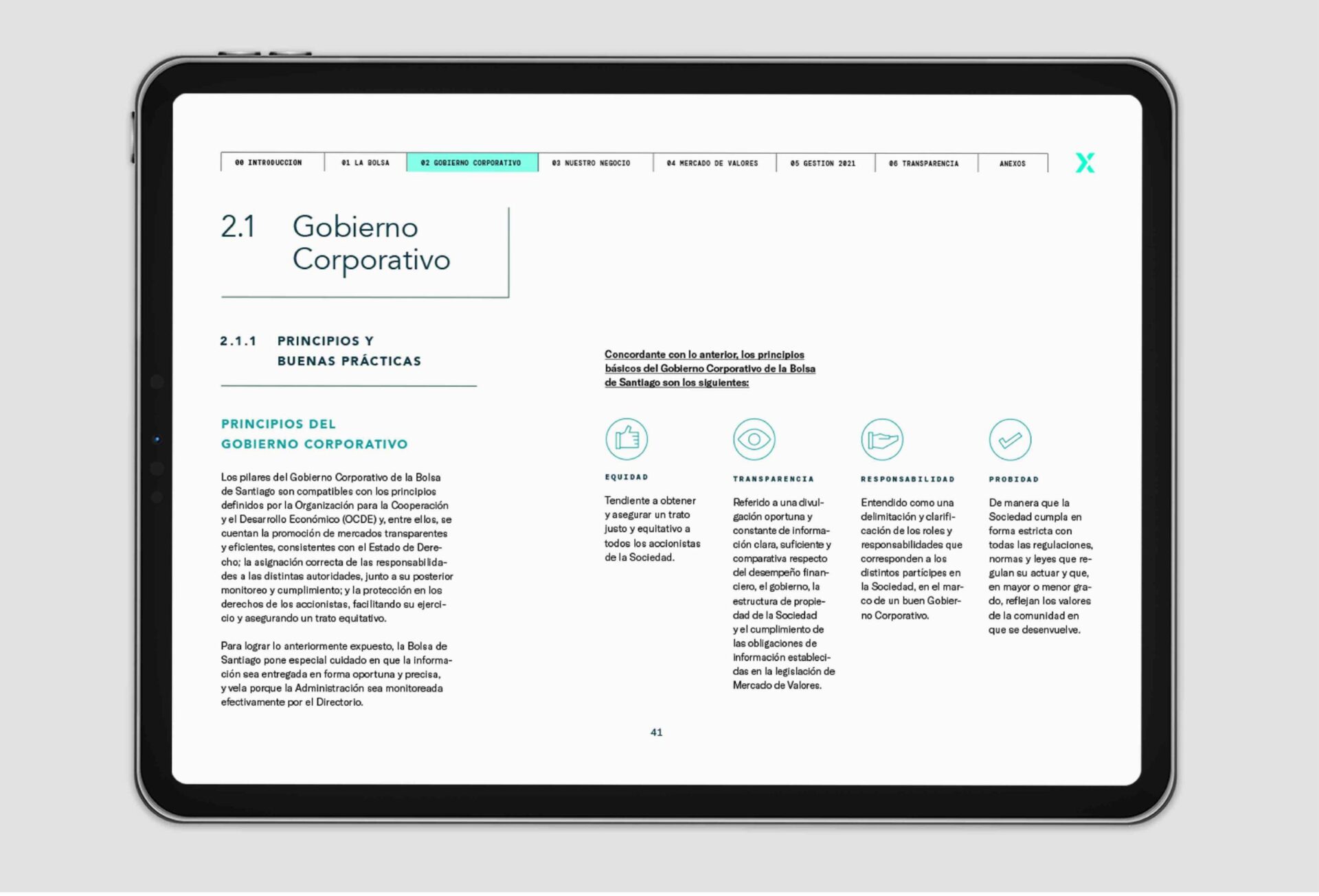 Memoria Bolsa De Santiago